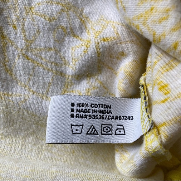 Ecko Unltd the exhibit x Askew One yellow white polo X-Large Wide Stripes - Picture 4 of 8